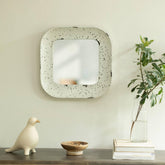 Farmhouse Flair Wall Mirror - Square - ellementry
